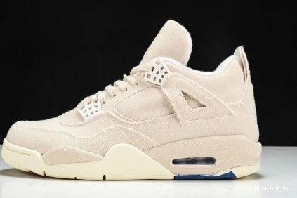 Blank Jordan 4 Canvas Retro 1001